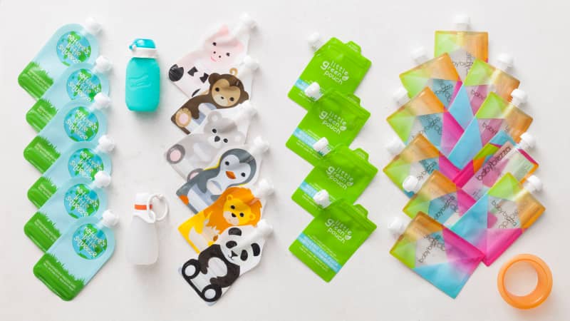 Refillable food pouches discount